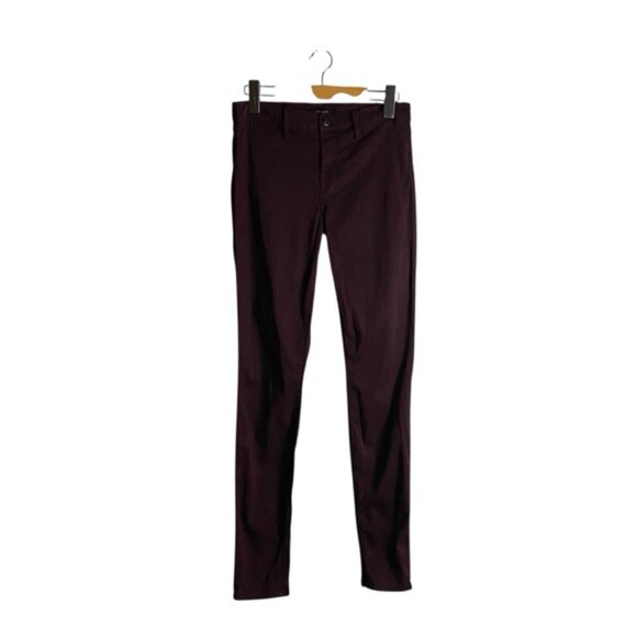 J Brand Women's Deep Mulberry Super Skinny Denim Jean - Picture 1 of 9